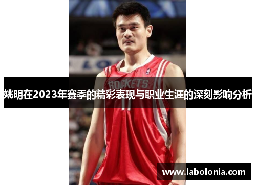姚明在2023年赛季的精彩表现与职业生涯的深刻影响分析