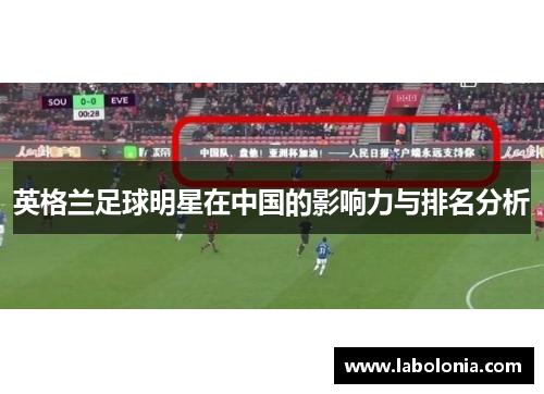 英格兰足球明星在中国的影响力与排名分析
